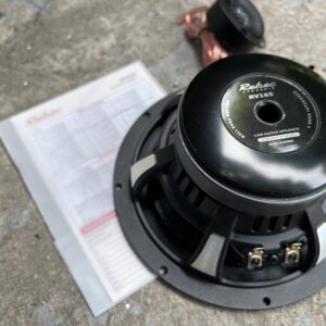 Woofer 165mm cho dải bass chắc gọn, uy lực, từng nhịp trống trở nên sống động