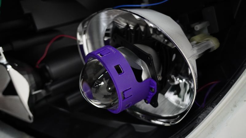 Vislight Ls800 Độ đèn Ford Transit| Bi Led Pha Vislight LS800pro Siêu Sáng
