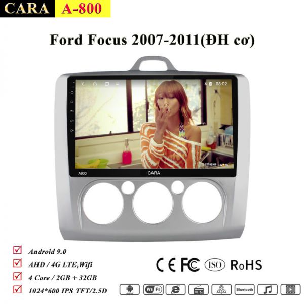 man hinh android cara a800 theo xe ford focus 2007 2011dh c 2