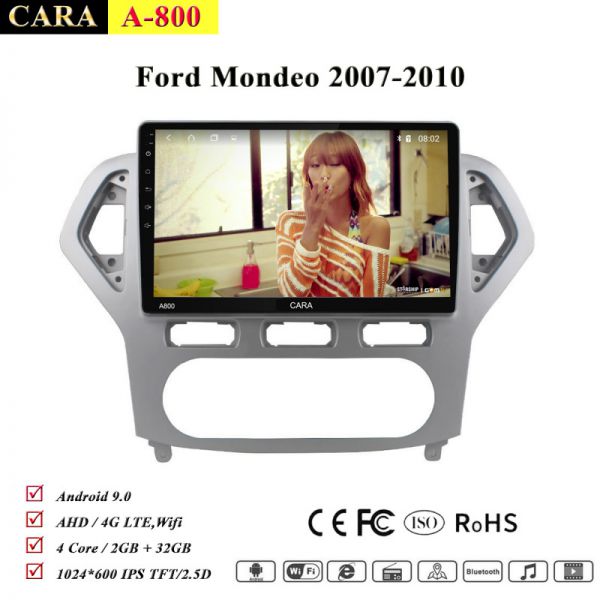 man hinh android cara a800 theo xe ford mondeo 2007 2010 2