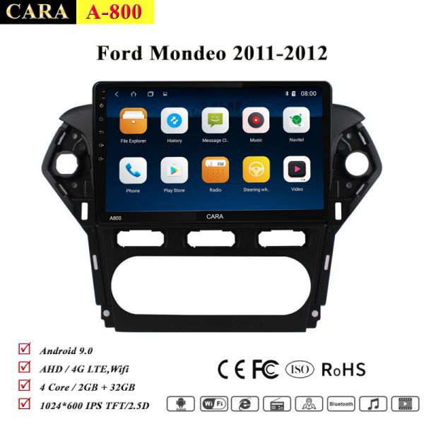 man hinh android cara a800 theo xe ford mondeo 2011 2012 1